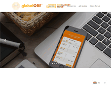 Tablet Screenshot of globalore.net